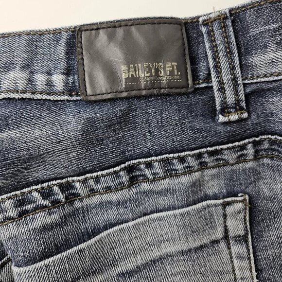 Baileys Pt. Black Jeans Men's Size 34W 32L Straight Blue Denim 100% Cotton - Picture 3 of 5